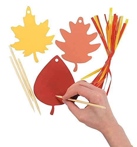 Colorful Paper Magic Color Scratch Leaves (24 pc)