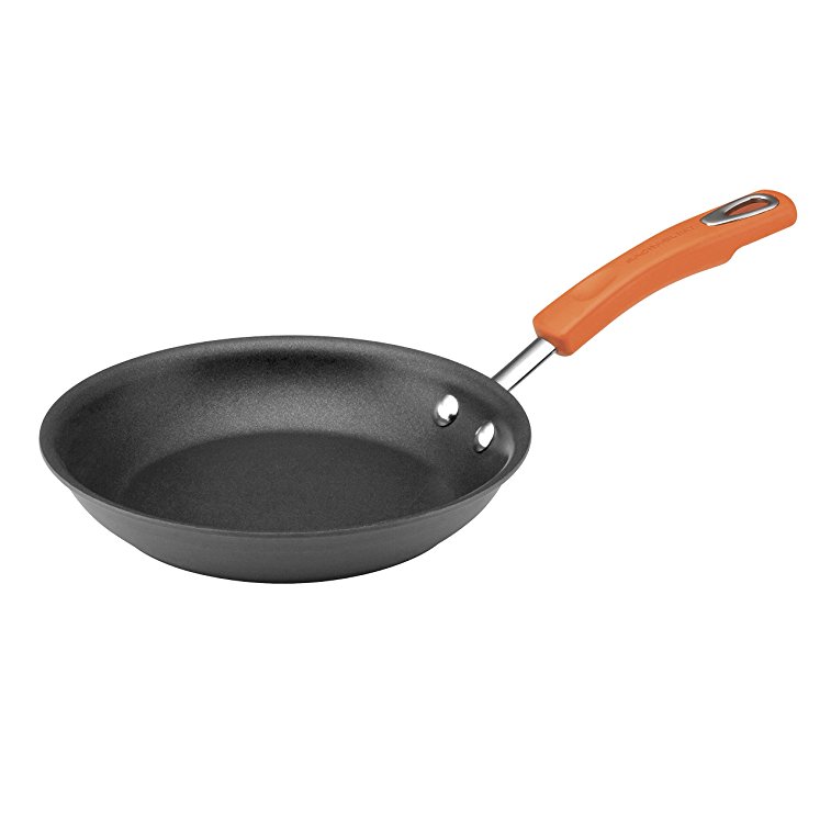 Rachael Ray Hard Anodized II Nonstick Dishwasher Safe 8-1/2-Inch Skillet, Orange