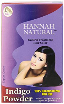 Hannah Natural 100-Percent Pure Indigo Powder for Hair Dye, 100 Gram