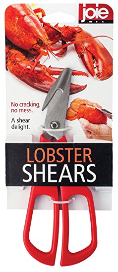 Joie Lobster Crab Seafood Shears, Stainless Steel Blades, 7.5-Inches x 2.75-Inches