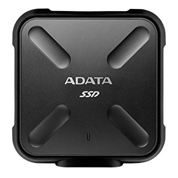 ADATA SD700 3D NAND 256GB Ruggedized Water/Dust/shock Proof External Solid State Drive BLACK (ASD700-256GU3-CBK)