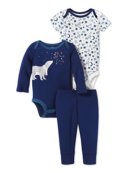 Lamaze Baby Organic 3 Piece Bodysuit Set