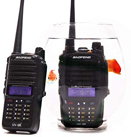 Baofeng UV-9R 136-174/400-520MHZ VHF/UHF Dual Band Dustproof Waterproof IP67 Transceiver Walkie Talkie Two Way Radio