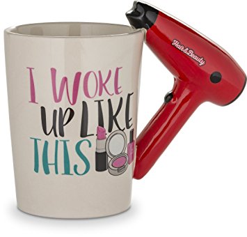 Decodyne Beauty Series Coffee Mug - Novelty Coffee Mugs (Hair Dryer)