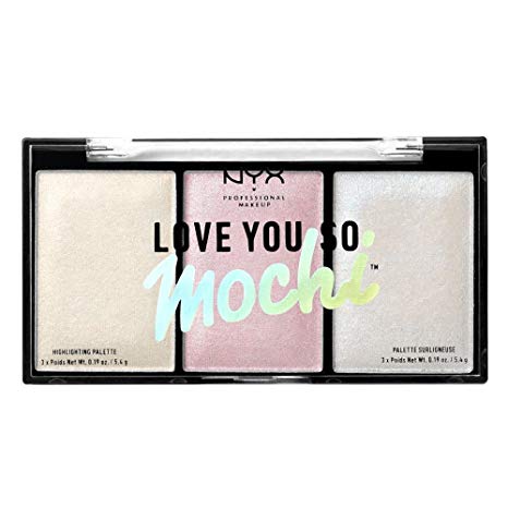 NYX PROFESSIONAL MAKEUP Love You so Mochi Highlighting Palette, Arcade Glam, 0.569 Ounce