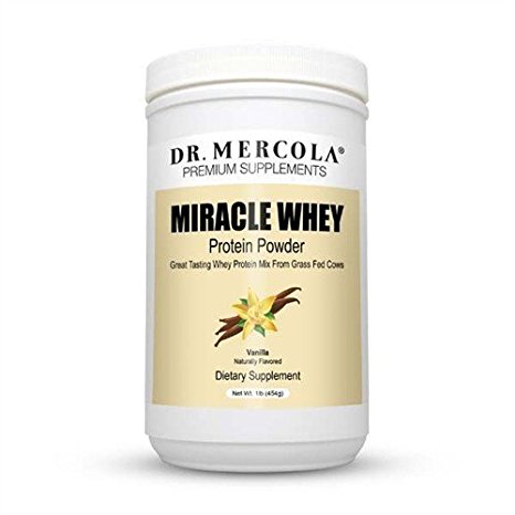 Dr. Mercola: Miracle Whey Vanilla Protein Powder 1 lb (3 pack)