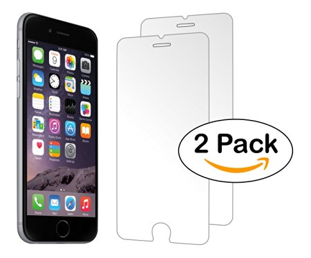 Moshimoshi 2-Pack Preminum Tempered Glass iPhone 6 Screen Protector / iPhone 6s screen protector with 3D Touch Compatible