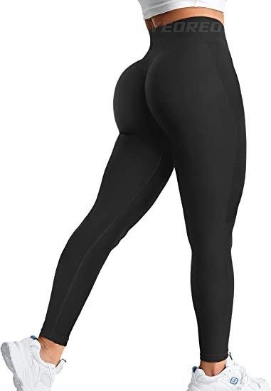 YEOREO Women's Seamless Scrunch Legging Workout Leggings for Women Butt Lift Tights Gym Yoga Pant