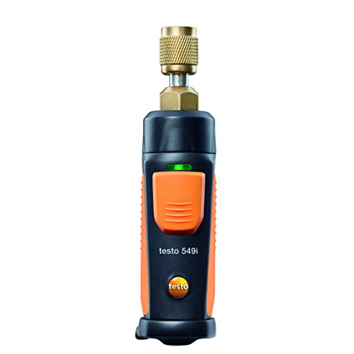 Testo 0560 1549 549I Refrigeration Pressure Smart and Wireless Probe, 1" Height, 1" Width, 5" Length