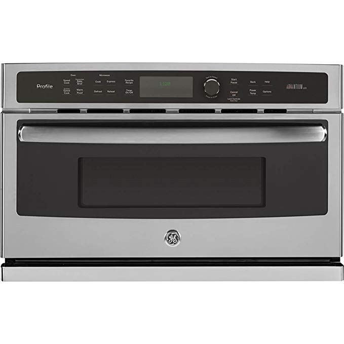 GE PSB9120SFSS Profile Advantium 30" Stainless Steel Electric Single Wall Oven - Convection - Speed Oven