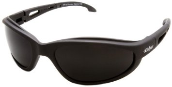 Edge Eyewear TSM216 Dakura Polarized Safety Glasses Black with Smoke Lens