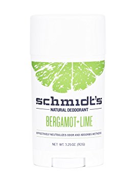 Schmidt's Deodorant Bergamot Plus Lime Stick, 3.25 Ounce