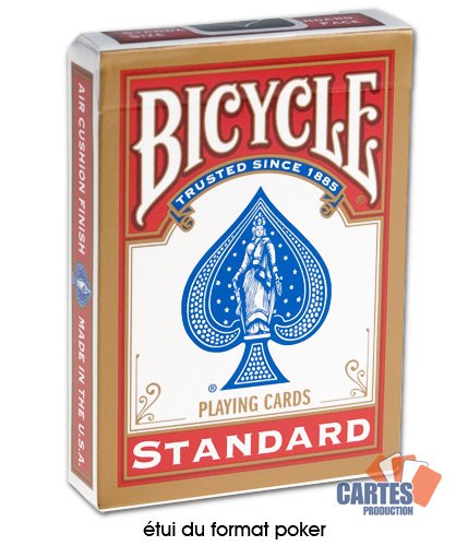 Bicycle Playing Cards, Poker Size, Red Back