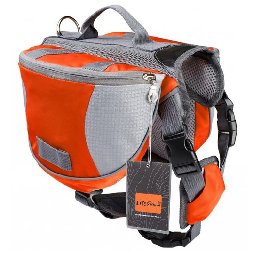 Lifeunion Saddle Bag Backpack for Dog Tripper Hound Bag Travel Hiking Camping