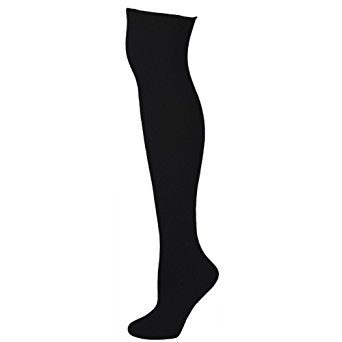 AJs Thick Solid Colored Knee Socks