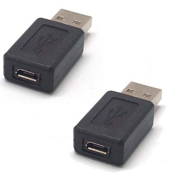 SIENOC USB 2.0 a Male to Micro USB Female Converter Adapter Adaptor Pack of 2