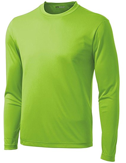 DRI-EQUIP Long Sleeve Moisture Wicking Athletic Shirts