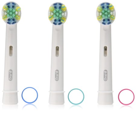 Oral-B Floss Action Replacement Electric Toothbrush Head 3 Count