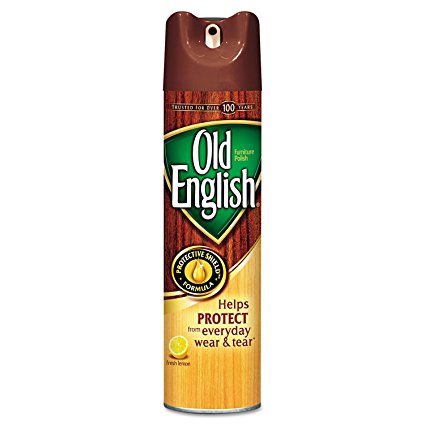 Old English Furniture Polish Spray, Lemon 12.50 oz ( Pack of 6)