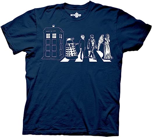 Ripple Junction Doctor WHO Detailed Street Crossing Adult T-Shirt