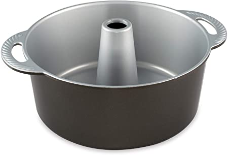 Nordic Ware Angel Food Cake Pan, 18 Cup Capacity, Graphite