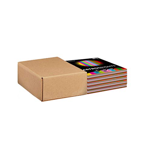 Neenah Paper Astrobrights Color Paper, 8.5" x 11", 24 lb / 89 gsm,"Charisma" 10-Color Assortment, 200 Sheets (20008)