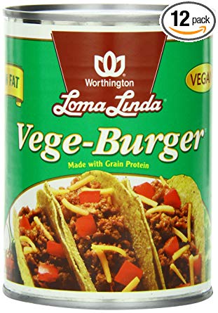 Loma Linda Vege-Burger, 19-Ounce Cans (Pack of 12)