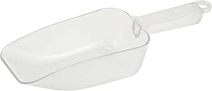 Winco White Utility Plastic Scoop, 20-Ounce