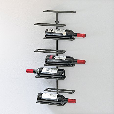 Wine Enthusiast 8 Bottle Urban Wall Wine Rack