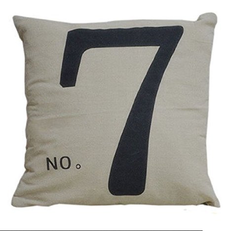 Simple Fashion Square Linen Throw Pillow Cases
