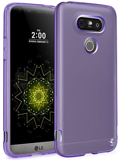 LG G5 Case, LK Ultra [Slim Thin] Scratch Resistant TPU Gel Rubber Soft Skin Silicone Protective Case Cover for LG G5 (Purple)