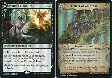 Magic: The Gathering - Arguel's Blood Fast // Temple Aclazotz - 90/279 - Treasure Chest Promo - Ixalan