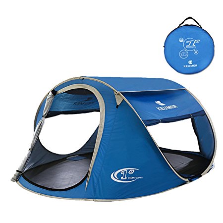 Pop Up Tent Beach Cabana Automatic Instant Setup Water Resistant Ventilation and Anti-UV for 2-3 Person for Camping Sun Shelter