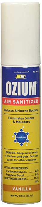 Ozium Glycol-Ized Professional Air Sanitizer / Freshener Vanilla Scent, 0.8 oz. aerosol (OZ-23)