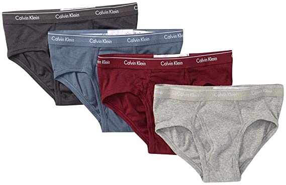 Calvin Klein Men`s Classic Fit Low Rise Briefs, Pack of 4