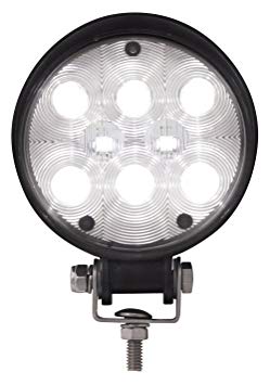 Grand General (76350 4.5" Round High Intensity 8-LED Work Light with Dual 12/24 Voltage