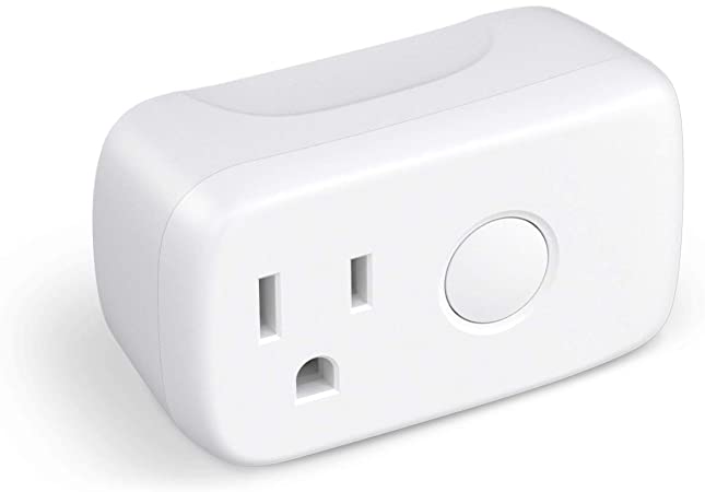 BroadLink Smart Plug (NoAPP Version), Mini Wi-Fi Timer Outlet Socket Works with Alexa/Google Home/IFTTT, No Hub Required, Remote Control Anywhere