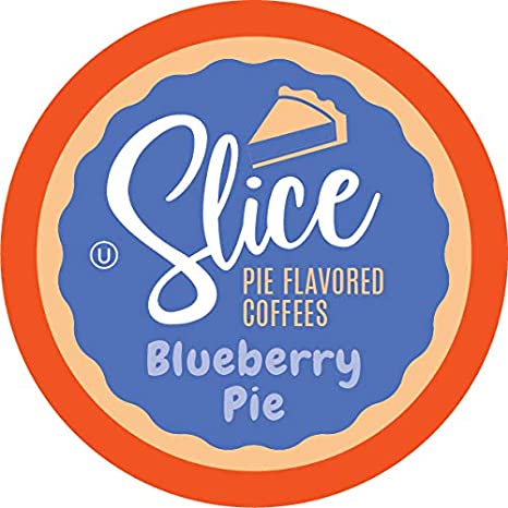 Slice Flavored Coffee, Blueberry Pie for Keurig K Cup Brewers, 40 Count