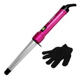 Bed Head Bh318 Curli Pops Tourmaline Ceramic Tapered Curling Iron 1 Inch Pink
