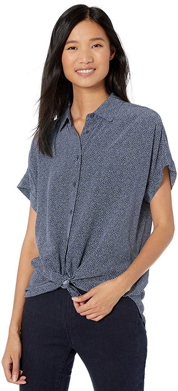 Amazon Brand - Goodthreads Women's Viscose Short-Sleeve Shirt