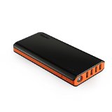 EasyAcc 20000mAh Power Bank4A Input 48A Smart Output External Battery Charger Portable Charger - Black and Orange