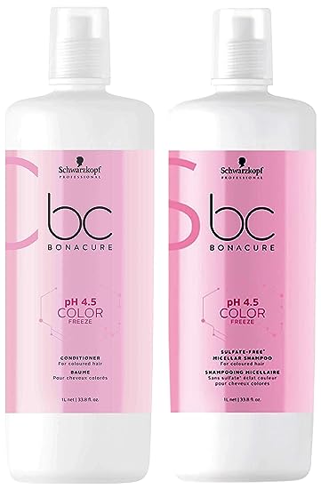 Schwarzkopf Professional Bonacure Ph4.5 Color Freeze Shampoo | For Colored Hair | 1000 Ml