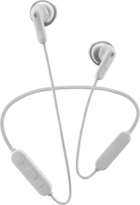 JBL TUNE 215BT - Wireless earbud headphones with Bluetooth 5.0, built-in microphone, and 16 hour battery life, in white