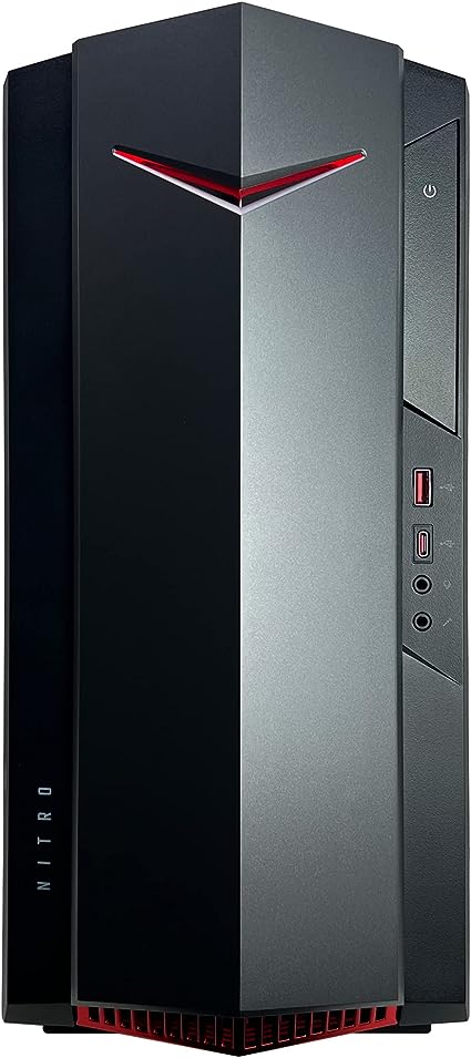 acer Nitro 50 N50 Gaming Desktop Computer - 12th Gen Intel Core i9-12900K 16-Core up to 5.2 GHz CPU, 64GB RAM, 2TB NVMe M.2 SSD, GeForce RTX 3060Ti 8GB GDDR6 GPU, Intel Wi-Fi 6, Windows 11 Home