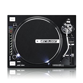 Reloop RP-8000 Advanced Hybrid Torque Turntable with Upper-Torque Direct Drive, Black