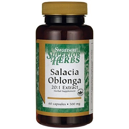 Swanson Salacia Oblonga 20:1 Extract 500 mg 60 Caps