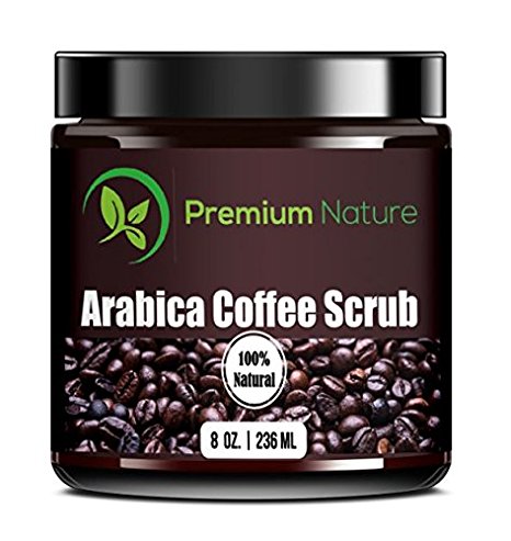 Premium Nature Natural Arabica Coffee Scrub, 8 oz