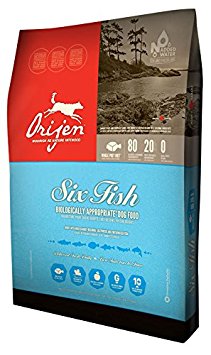 Orijen 6 Fish Grain-Free Formula Dry Dog Food 28.6 lb. Bag