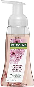 Palmolive Foaming Hand Wash Soap, 250mL, Japanese Cherry Blossom Pump, No Parabens Phthalates or Alcohol