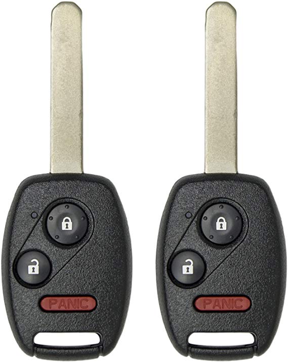 Keyless2Go New Keyless Entry 3 Button Remote Car Key for Select Honda Civic Odyssey Vehicles That Use N5F-S0084A (2 Pack)